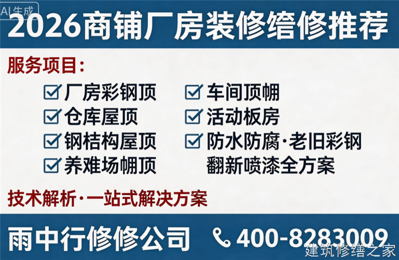 淮北2026/9濉溪县厂房屋面防水哪家公司好